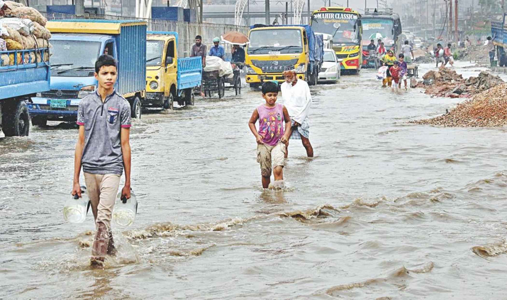 Can Dhaka be free from waterlogging?