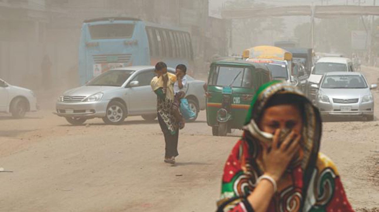 Dhaka's air quality 2nd worst in the world this morning