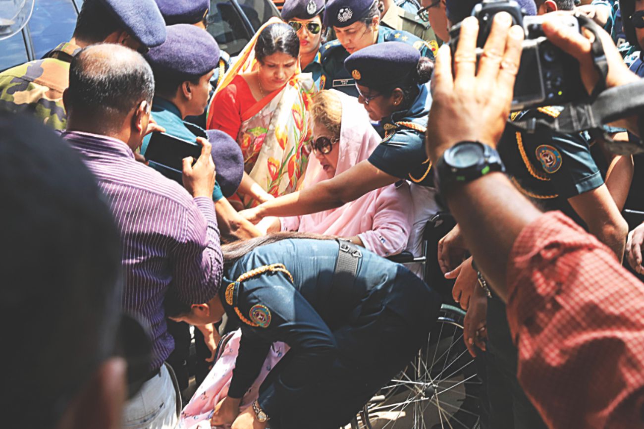 Khaleda taken to BSMMU