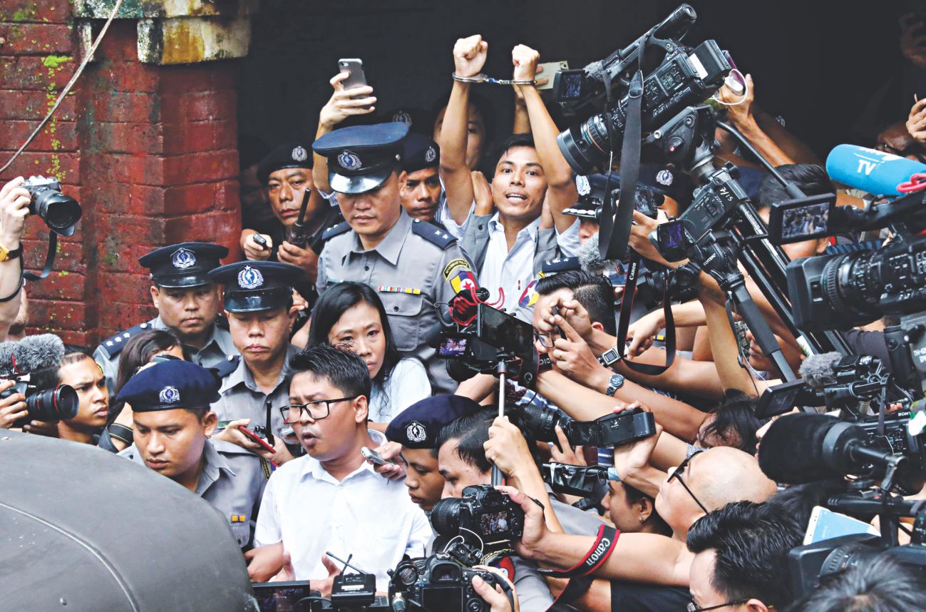 Outrage as 2 Reuters journos jailed for 7 yrs