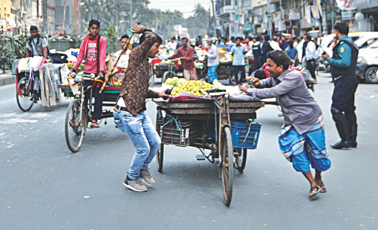 Two-pronged battle, in court, in streets