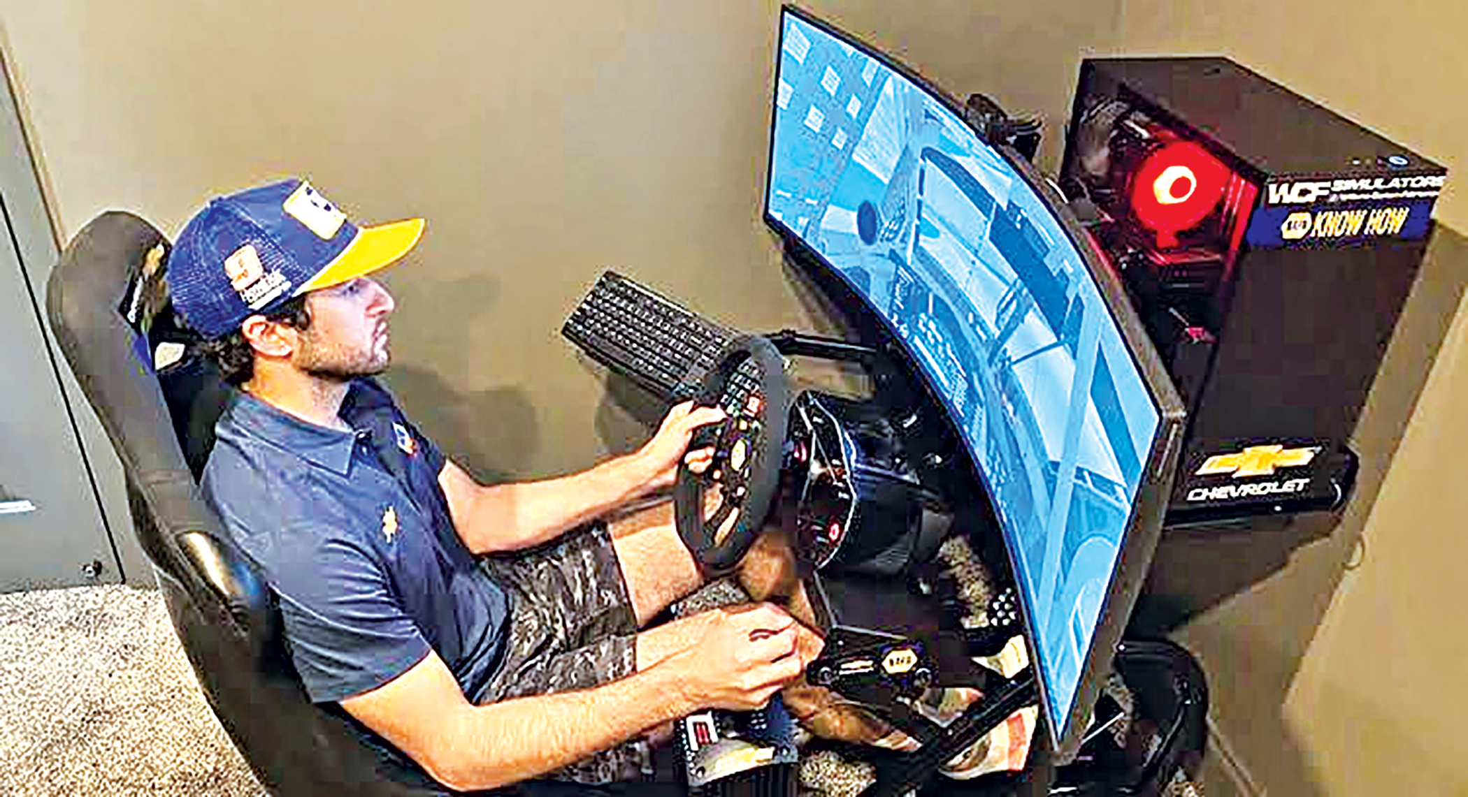 Virtual racing replaces real world racing