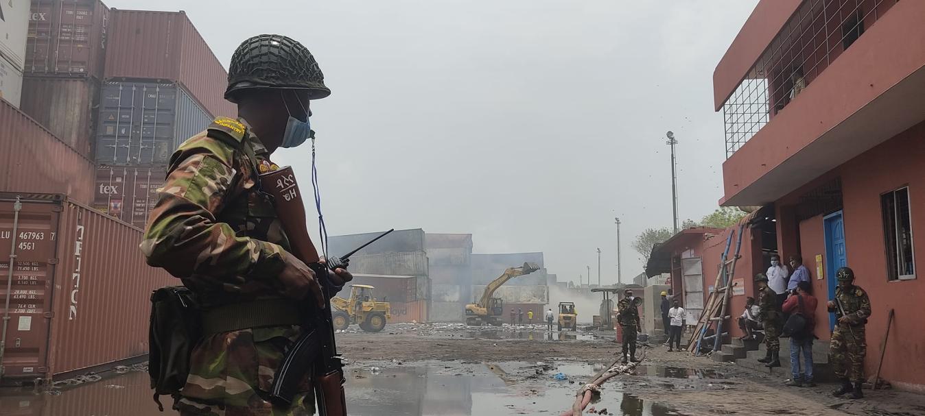 After 86 hours, fire finally doused in Ctg depot: Army