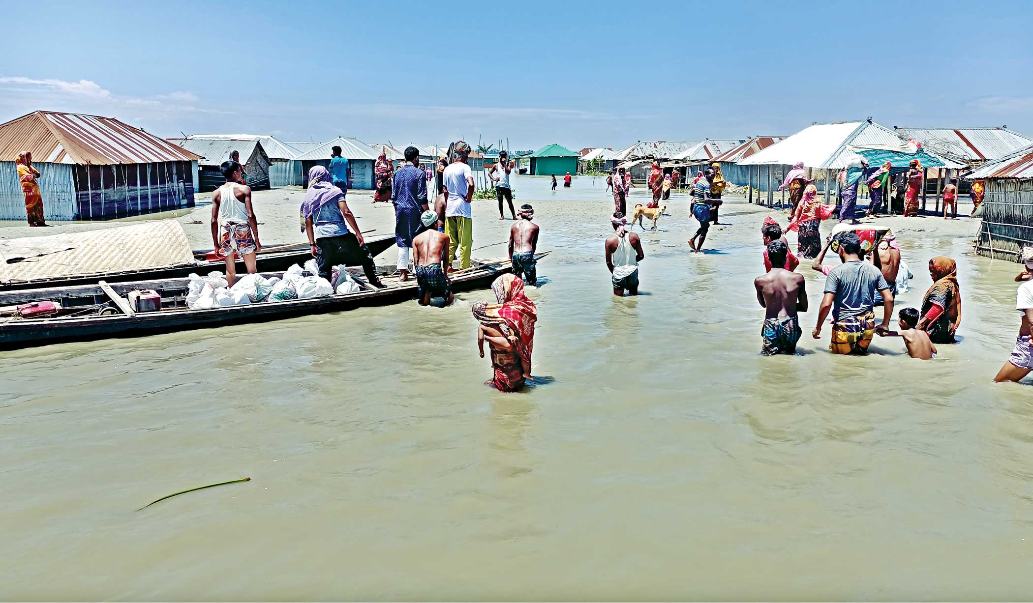 Relief distribution in a coordinated way