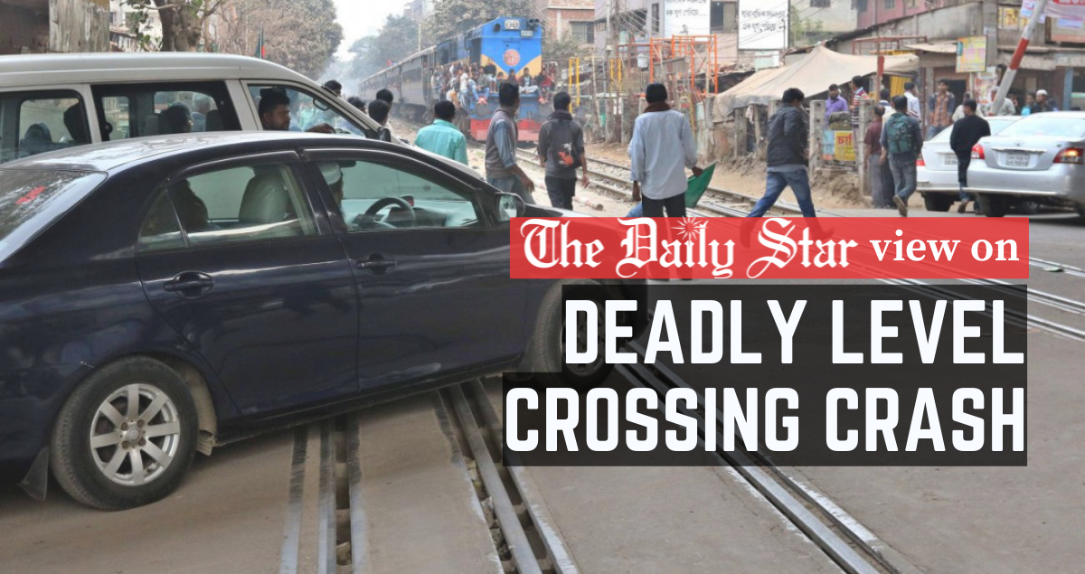 Level crossings are veritable death traps