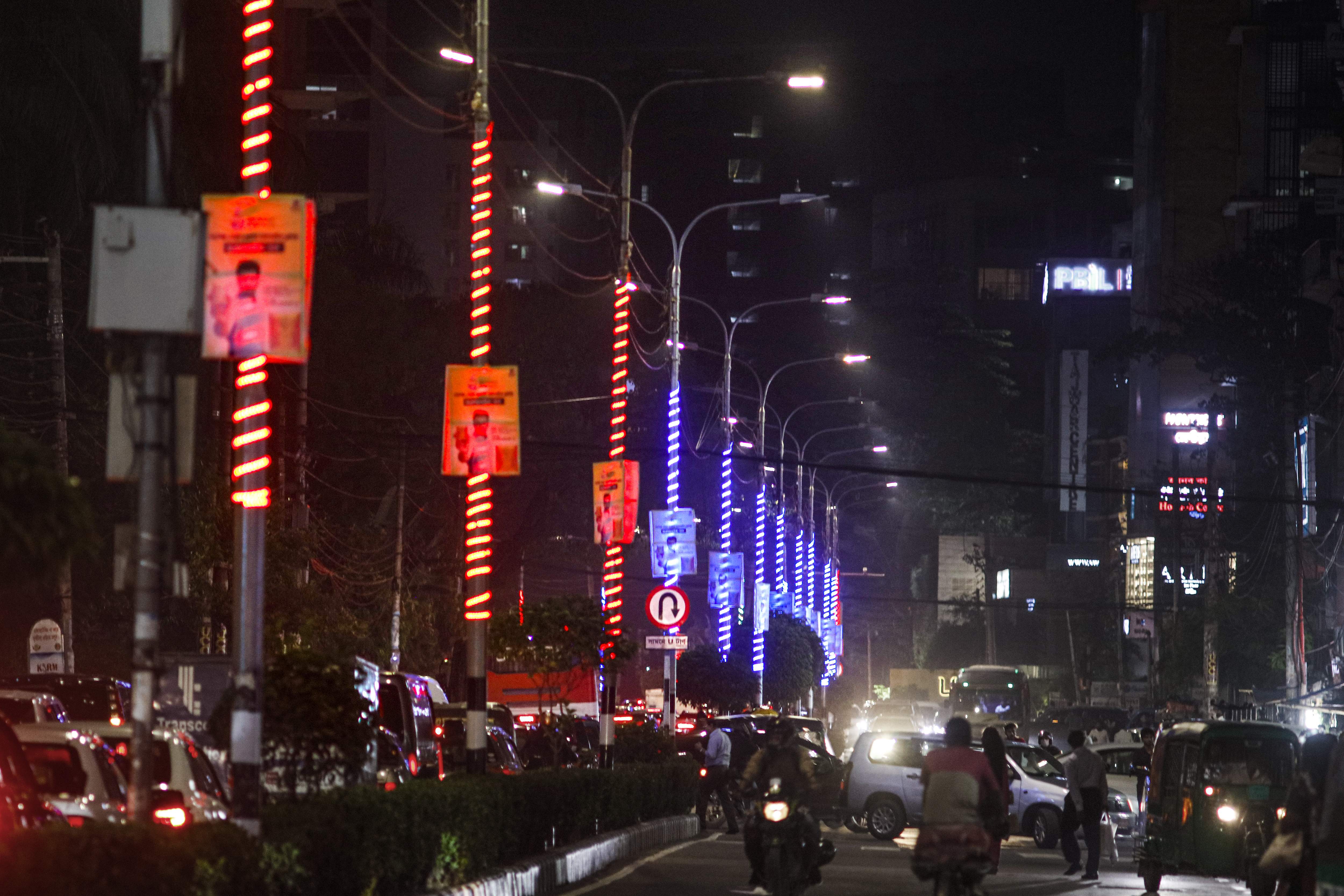 Austerity! Load shedding on, so are these decorative lights 