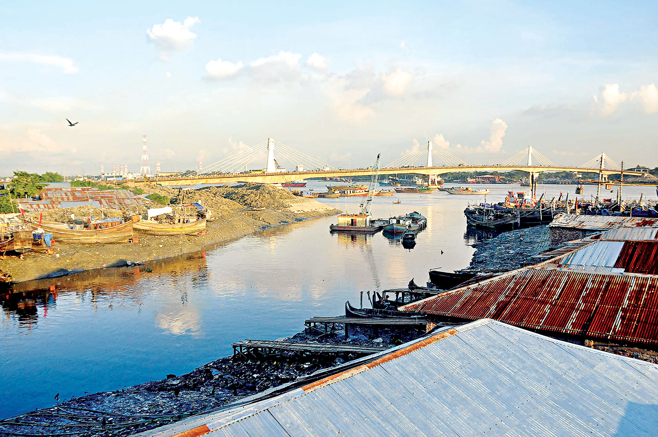 Pollution killing Karnaphuli plants