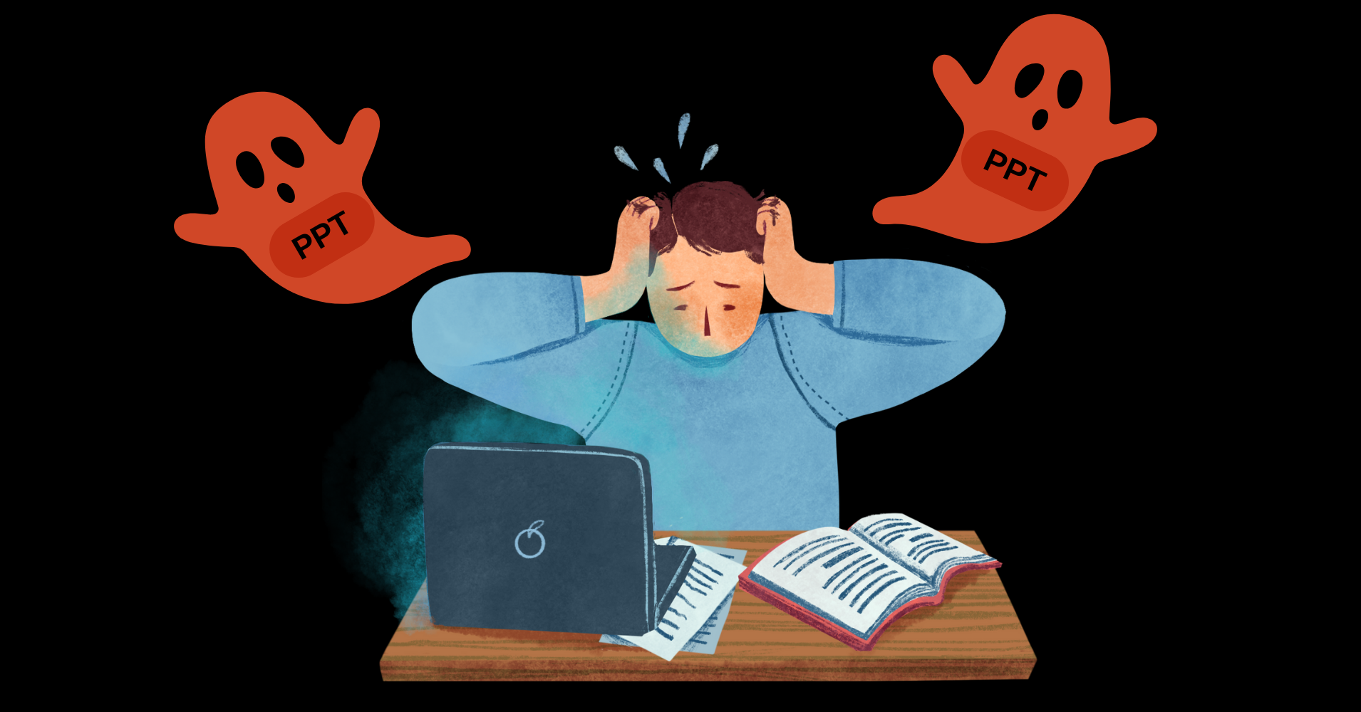 “Should’ve studied engineering,” says BBA student struggling with PowerPoint presentation 