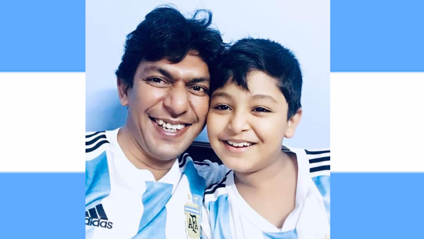 Like father, like son: 'We both support Argentina'