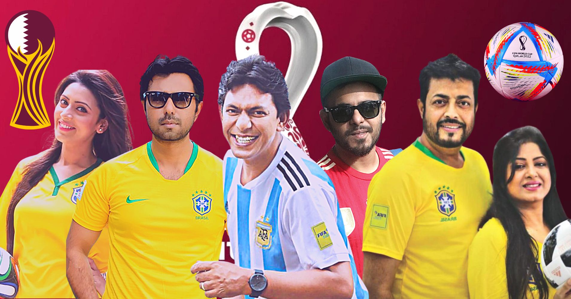 World Cup fever grips showbiz