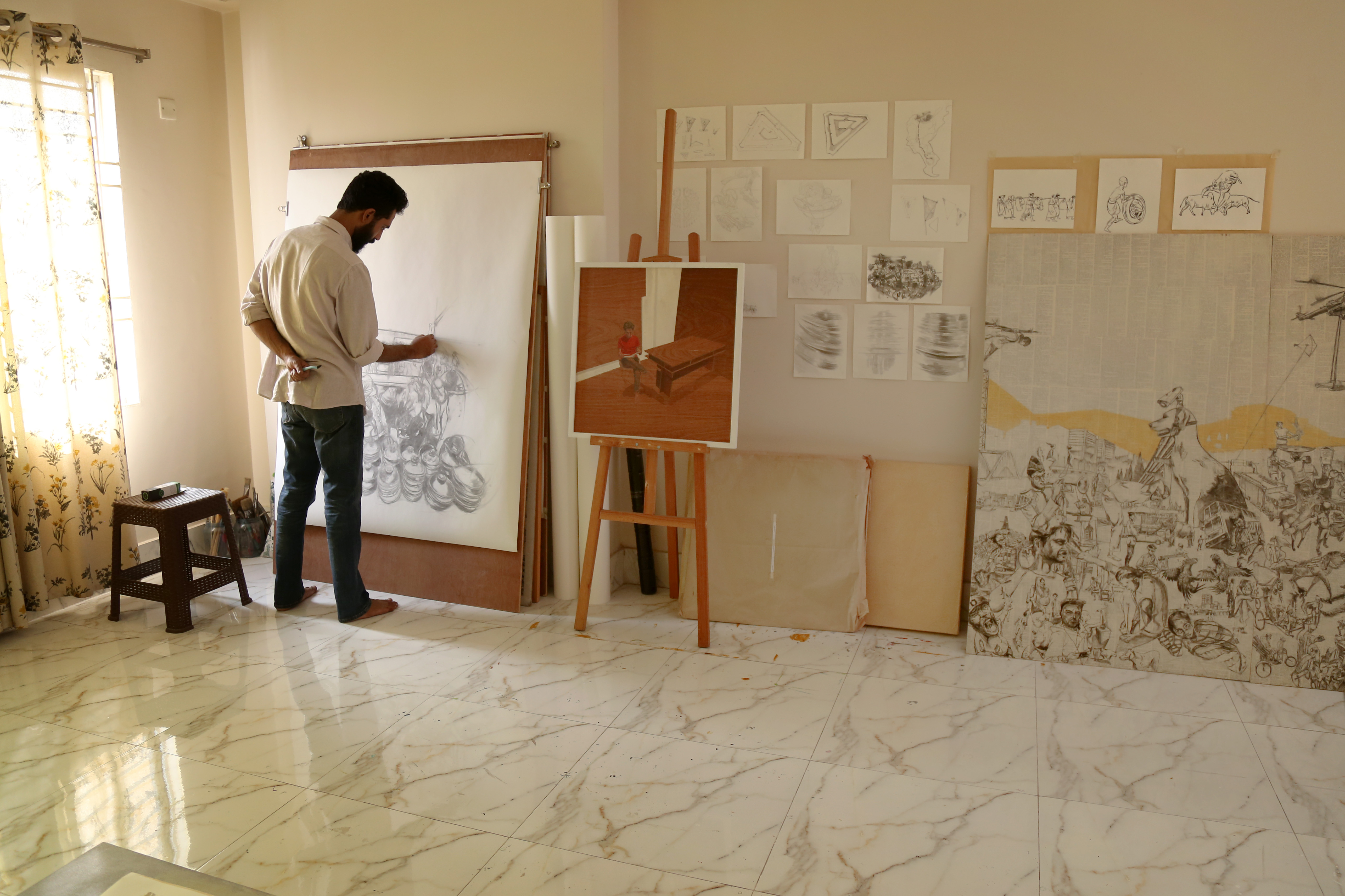 The art of expression: Rakibul Anwar's ‘Shonglogno’