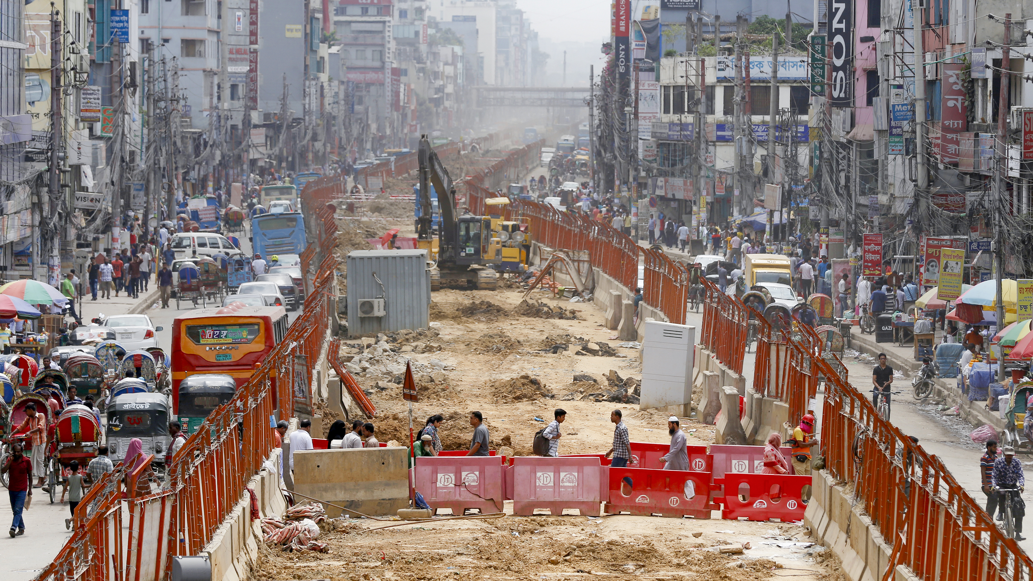 Dhaka is aesthetically tiring to look at