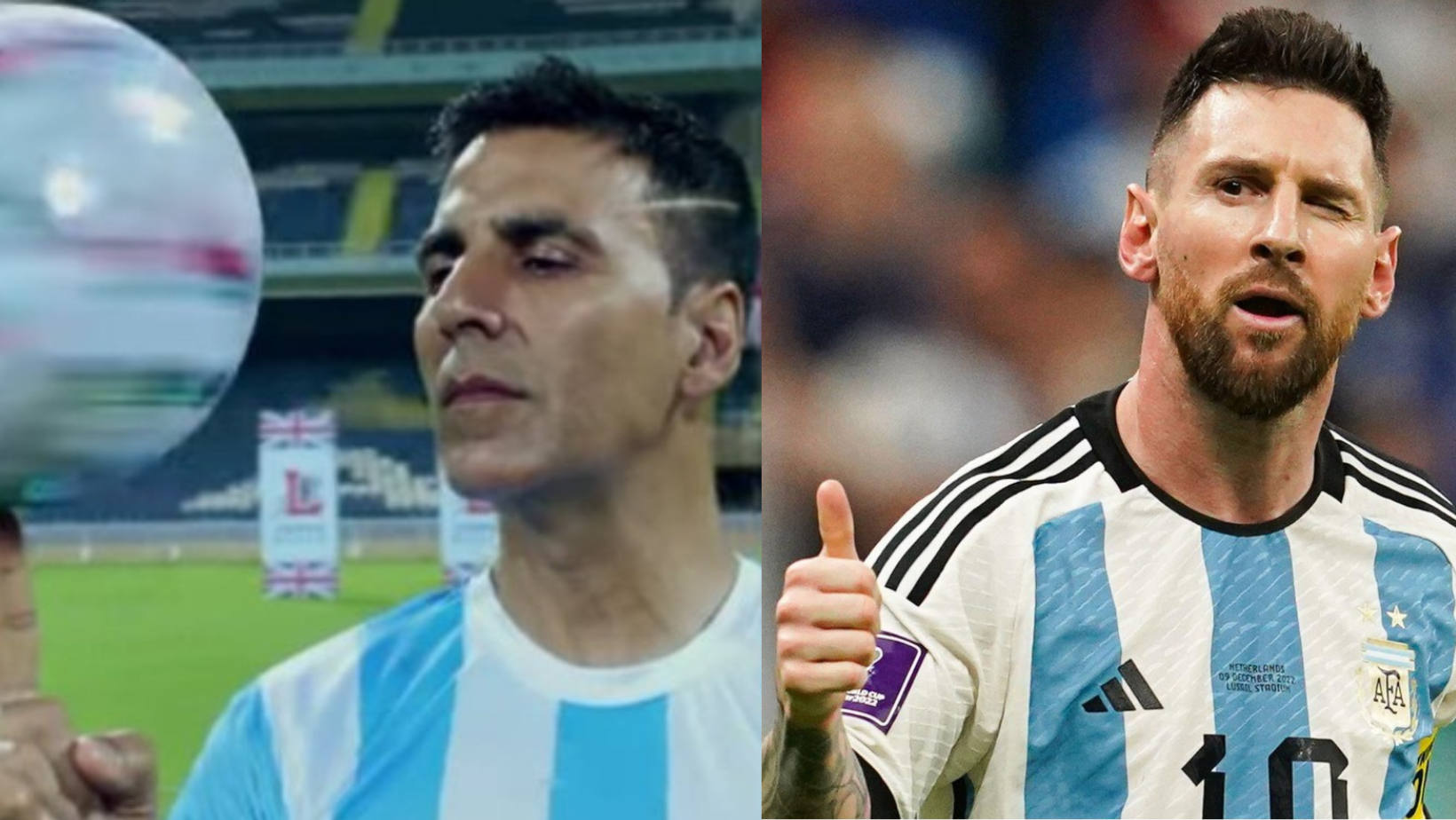 Memeing continues as fans urge Akshay Kumar to make Messi biopic