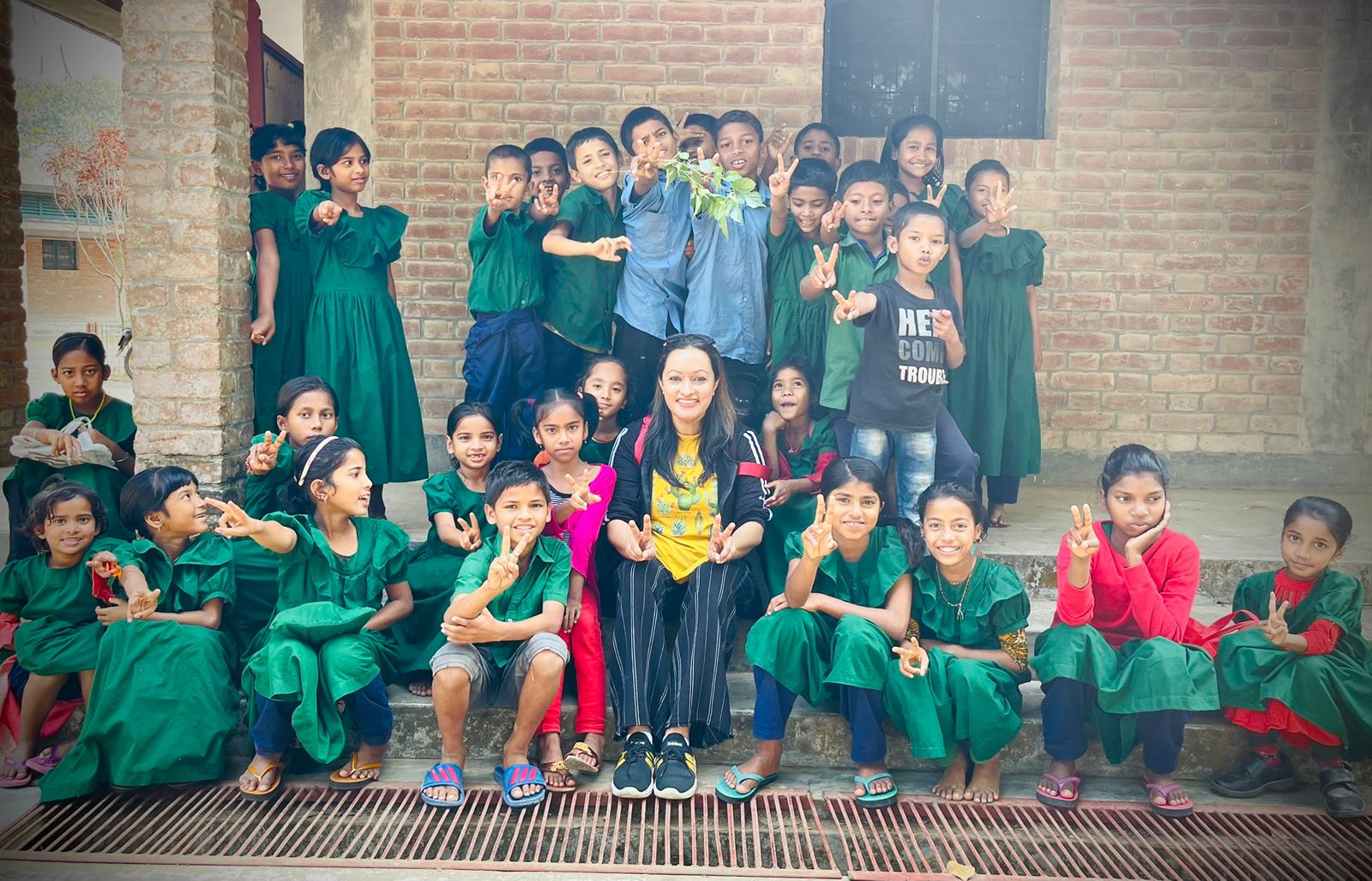 ‘Baksher Baire’: An art workshop for underprivileged children