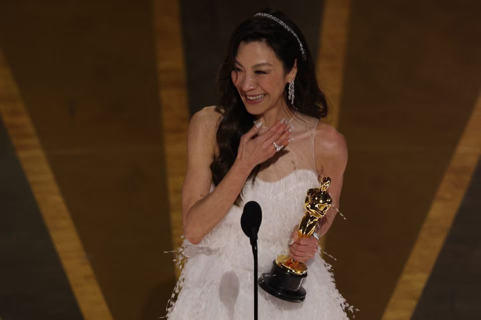 Michelle Yeoh becomes first Asian to win best actress Oscar