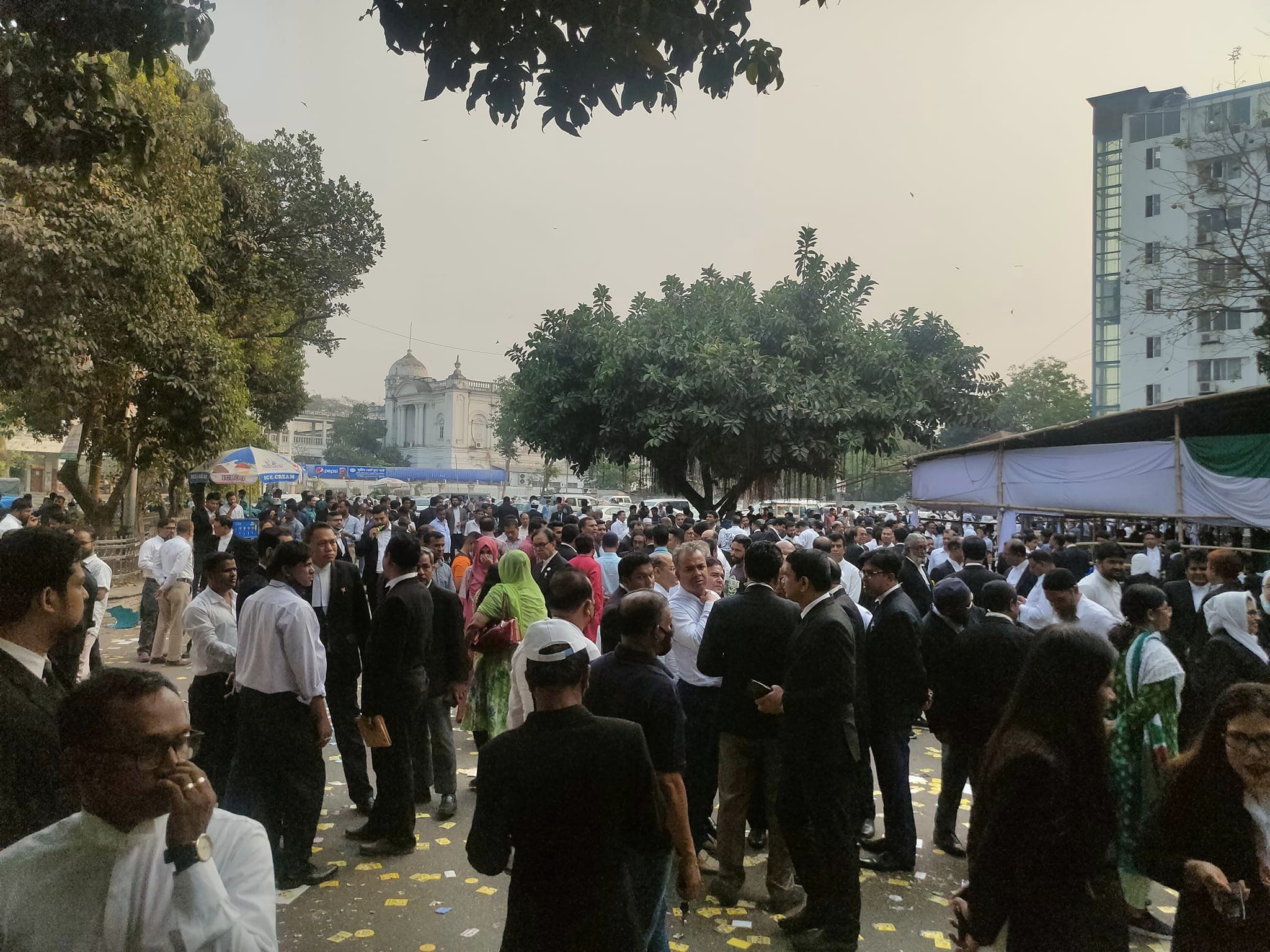 SCBA election: Violence mars first day of voting