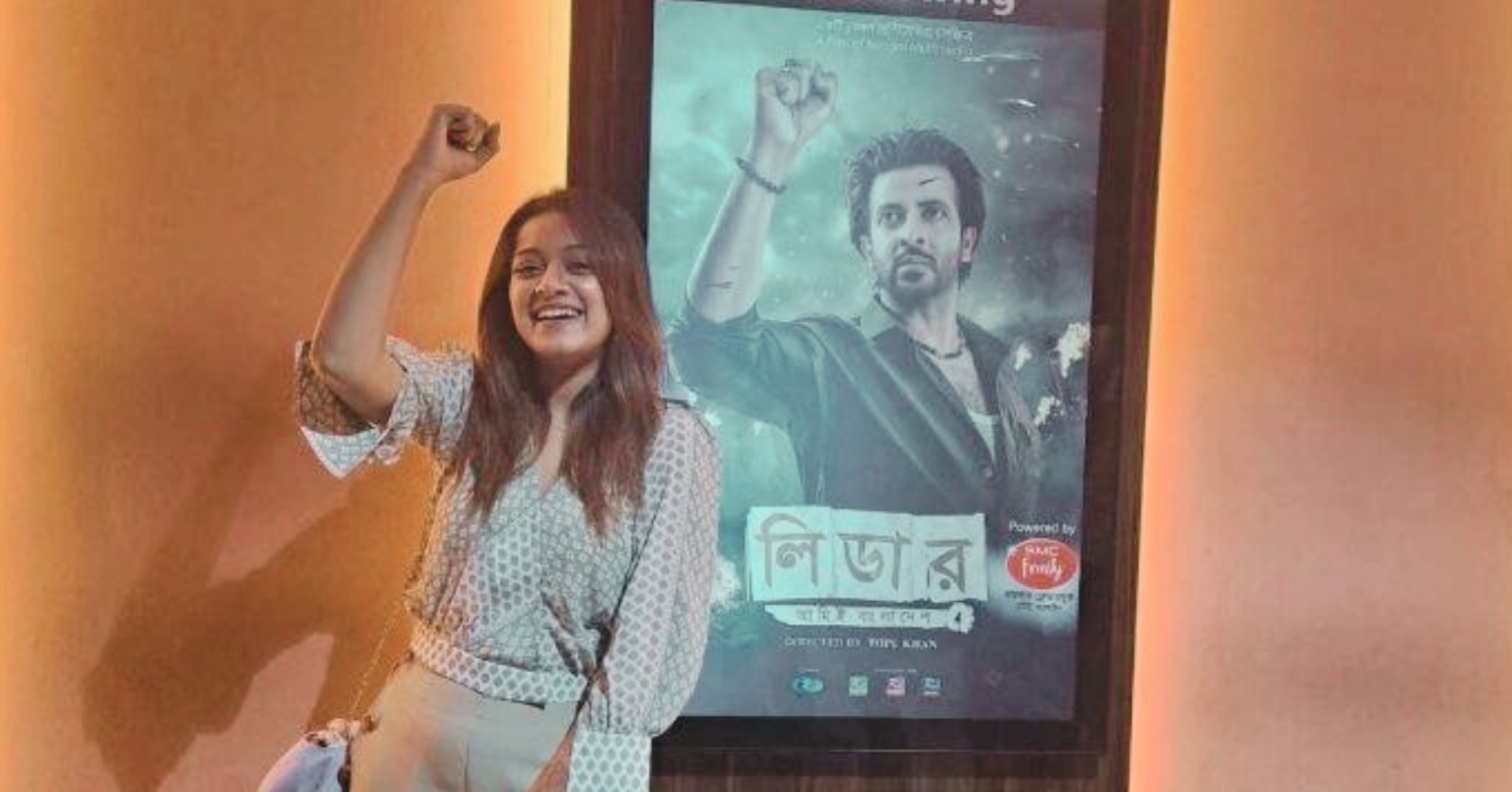 Dighi mesmerised by Shakib Khan in 'Leader Amie Bangladesh'