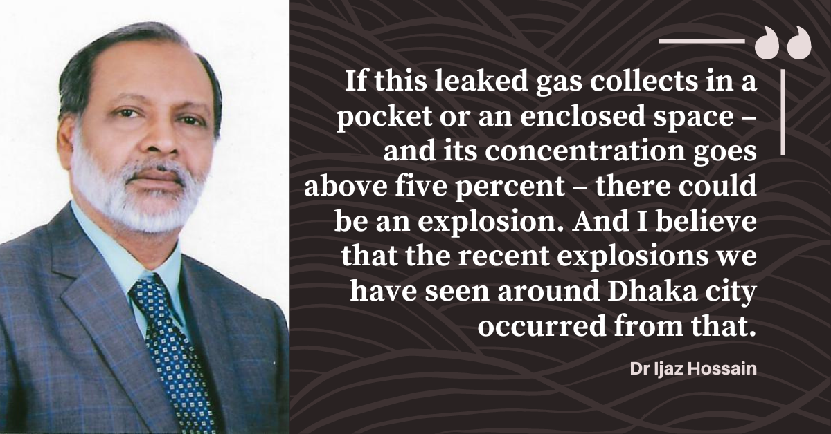 Titas doesn't have the budget to fix all gas leaks – so it ignores them