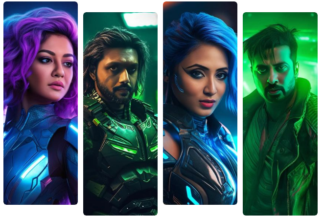AI reimagines Bangladeshi actors as superheroes