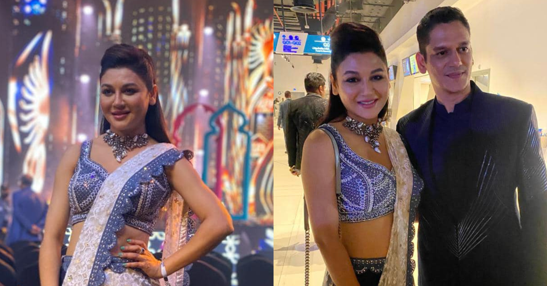 Jaya Ahsan attends IIFA Awards 2023, poses with Vijay Varma