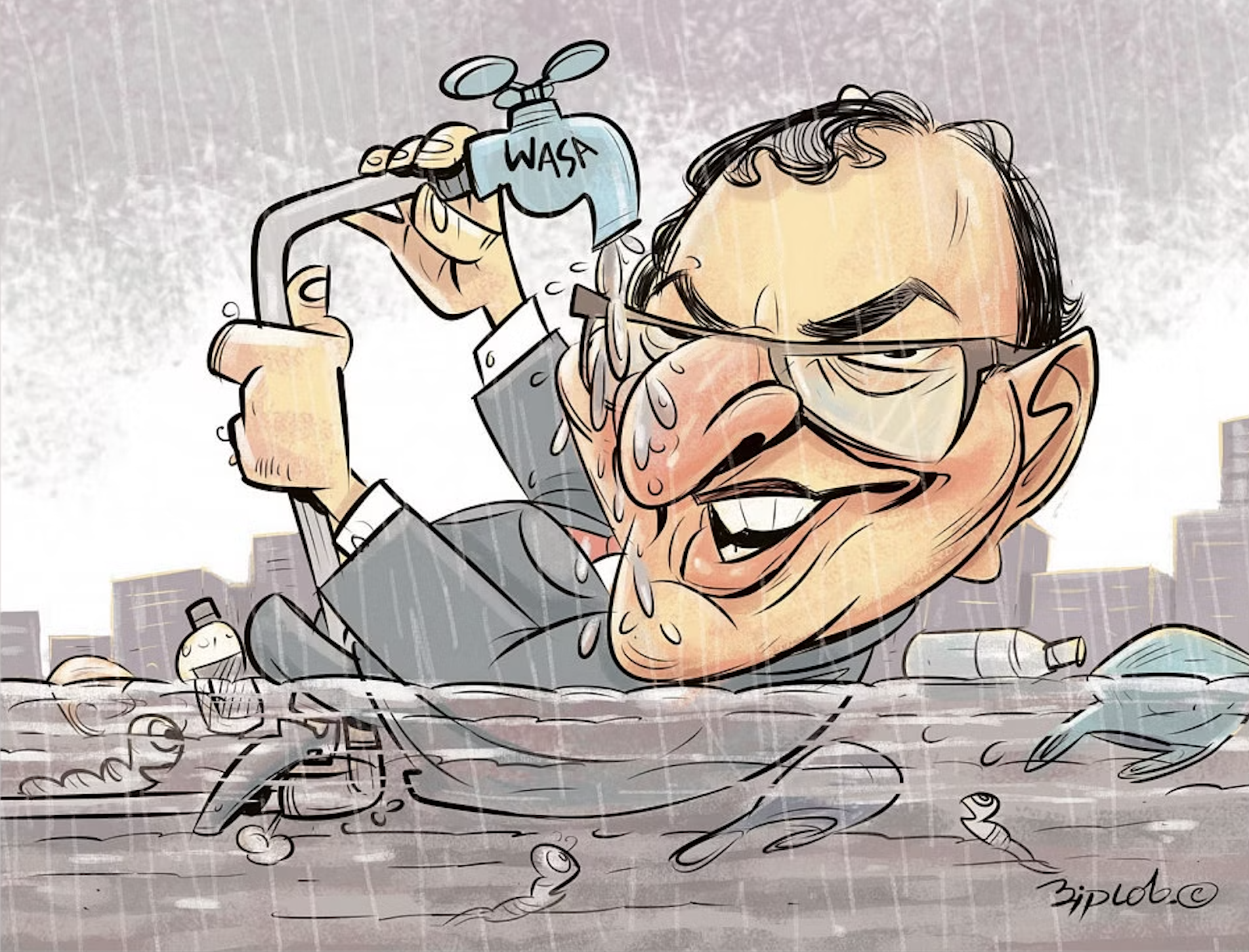 Is Dhaka Wasa personal property after all? 