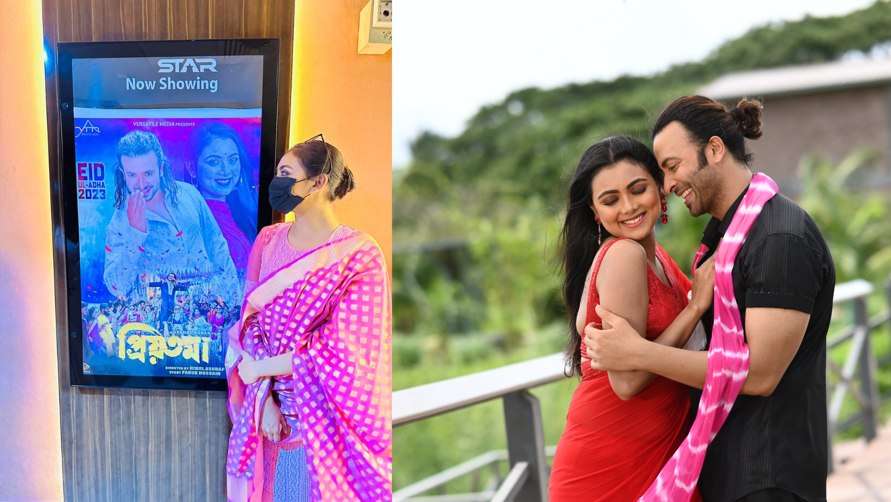 Idhika Paul comes to Bangladesh, watches 'Priyotoma' in secret