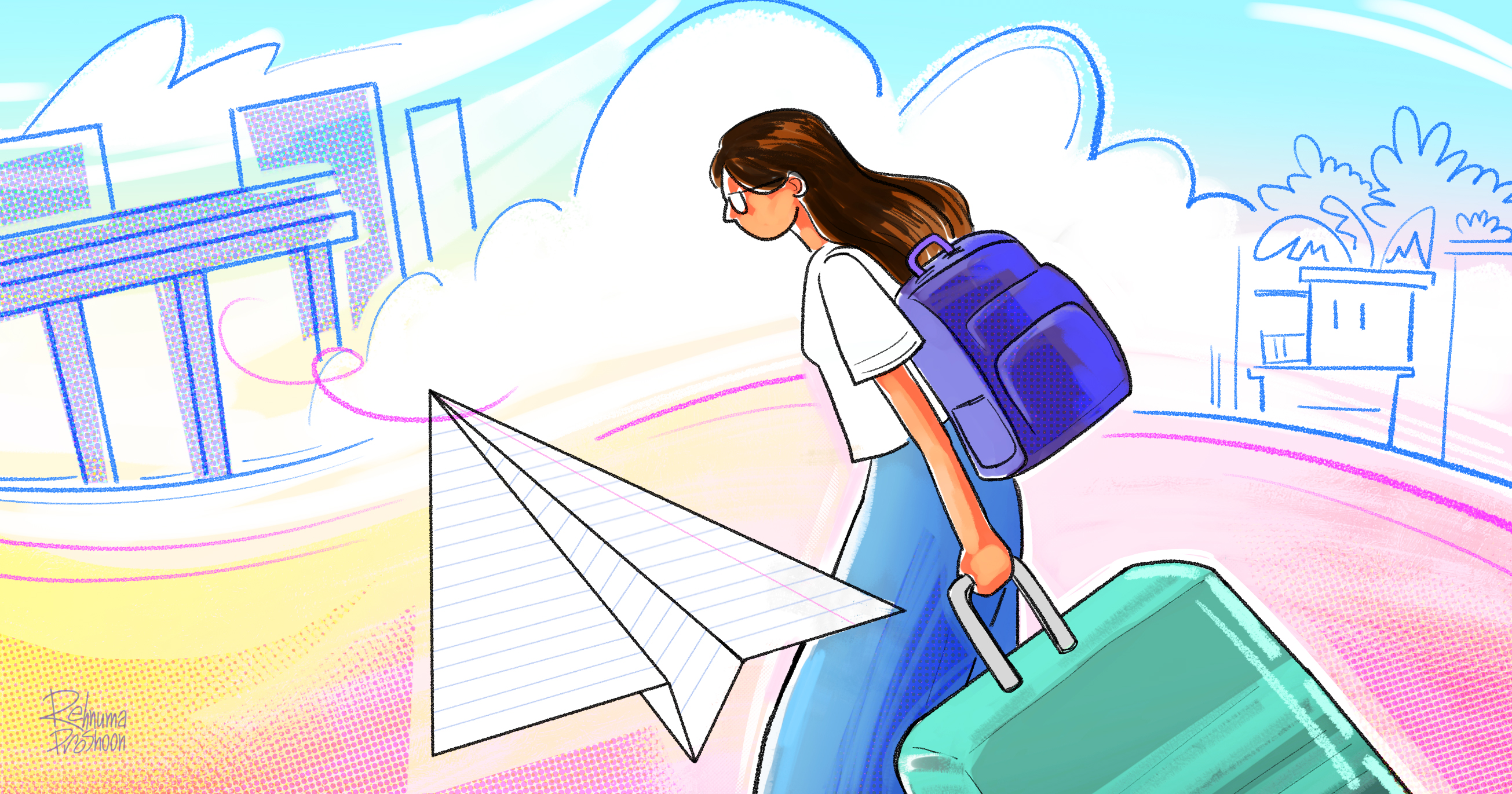 Why do students want to leave Bangladesh?