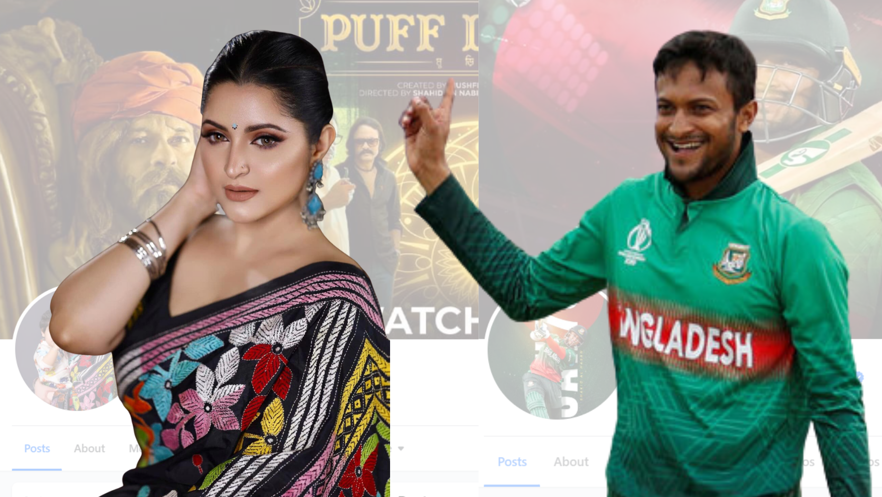 Shakib Al Hasan and Pori Moni soar to 16 million Facebook followers