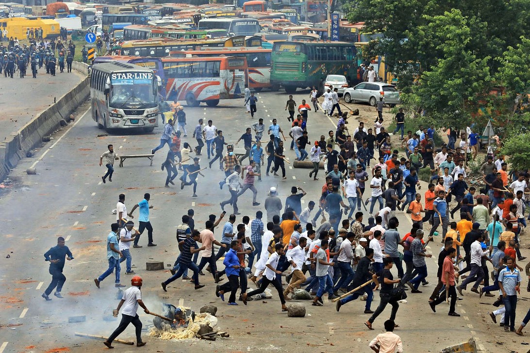 While politics unfolds on the streets, elections hang in the air