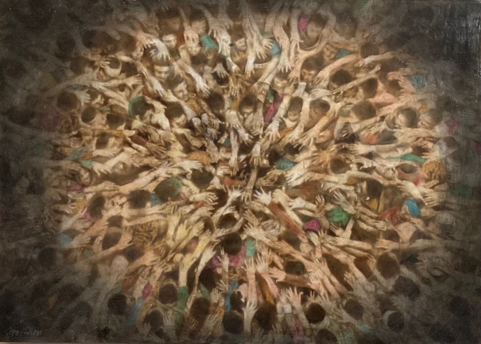 Rezaul Hoque’s unique approach to art with ‘burning’ technique