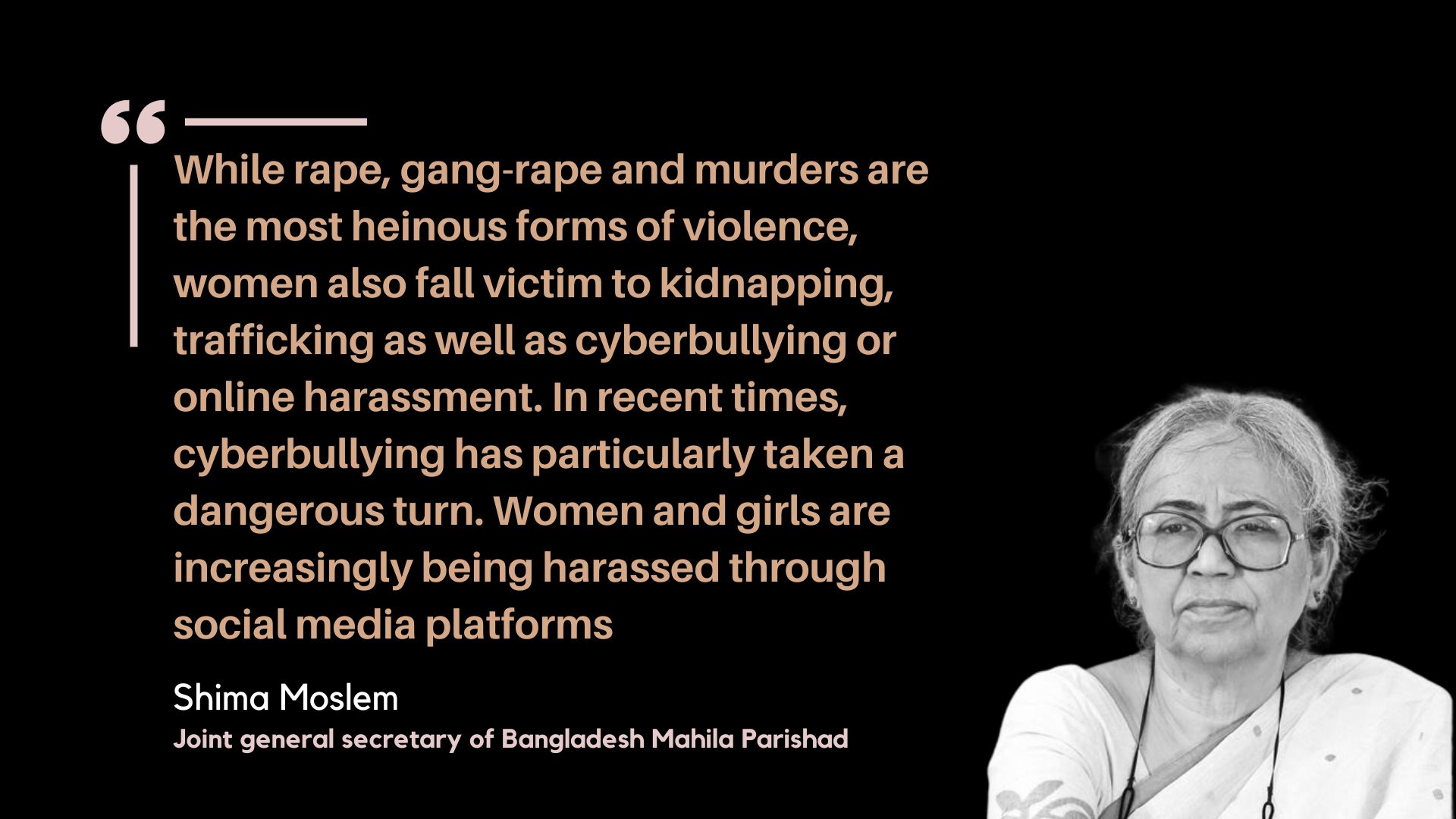 ‘Violence against women is a violation of human rights’