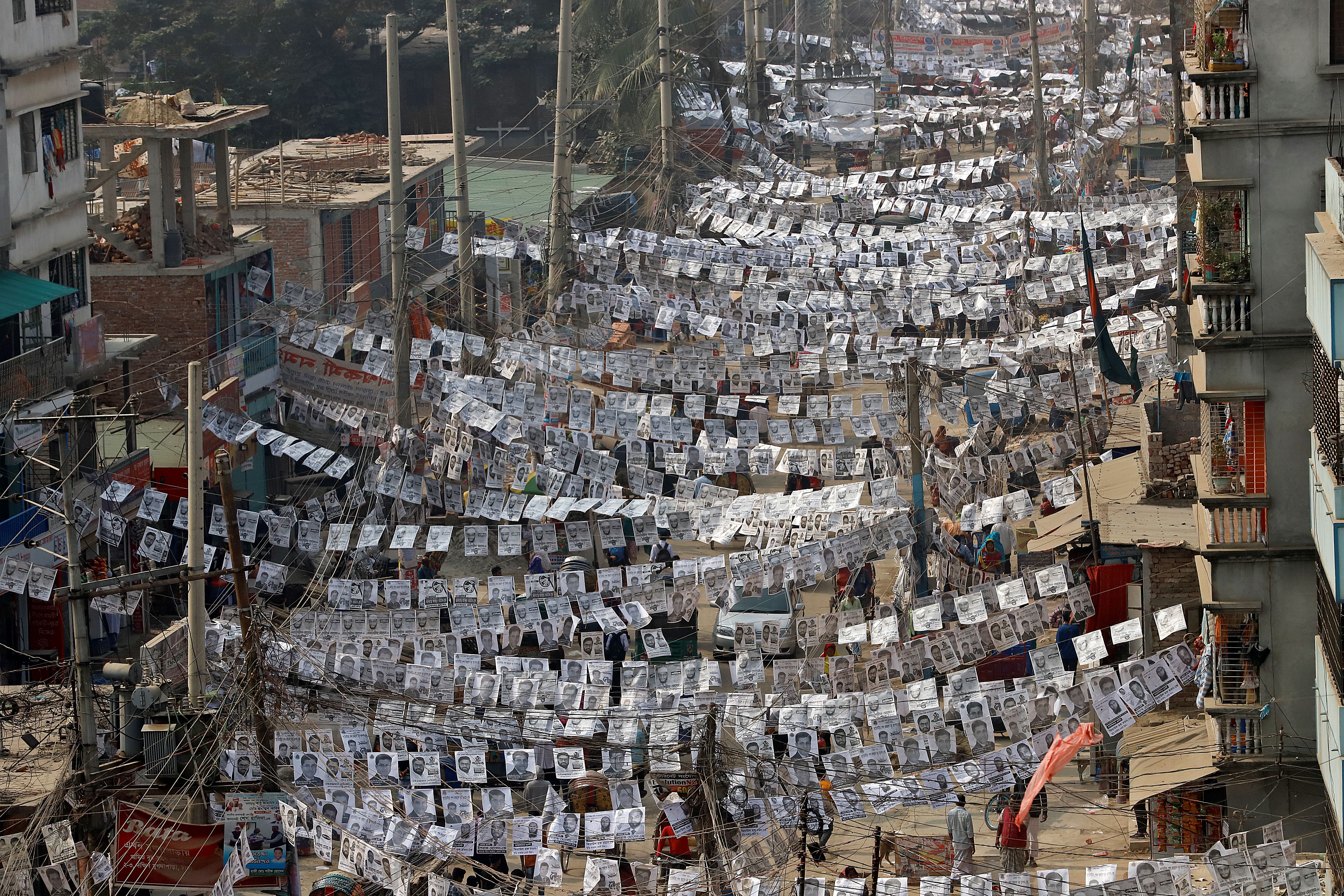 Poster overload turning skylines into election wallpapers