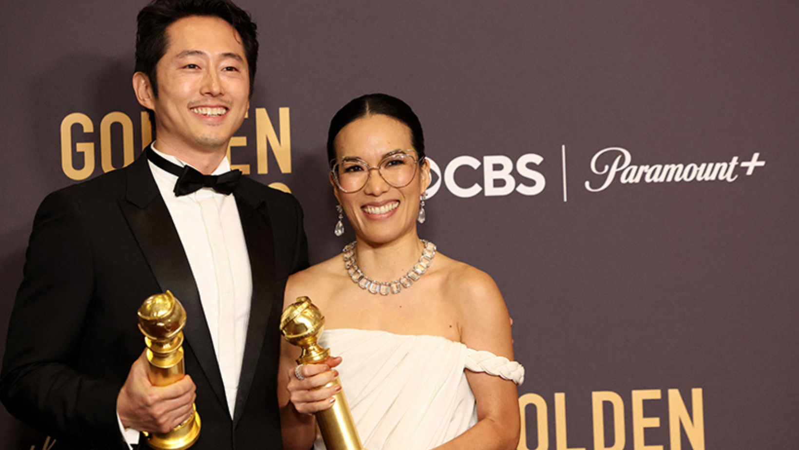 Ali Wong and Steven Yeun make Golden Globes history with ‘Beef’ wins