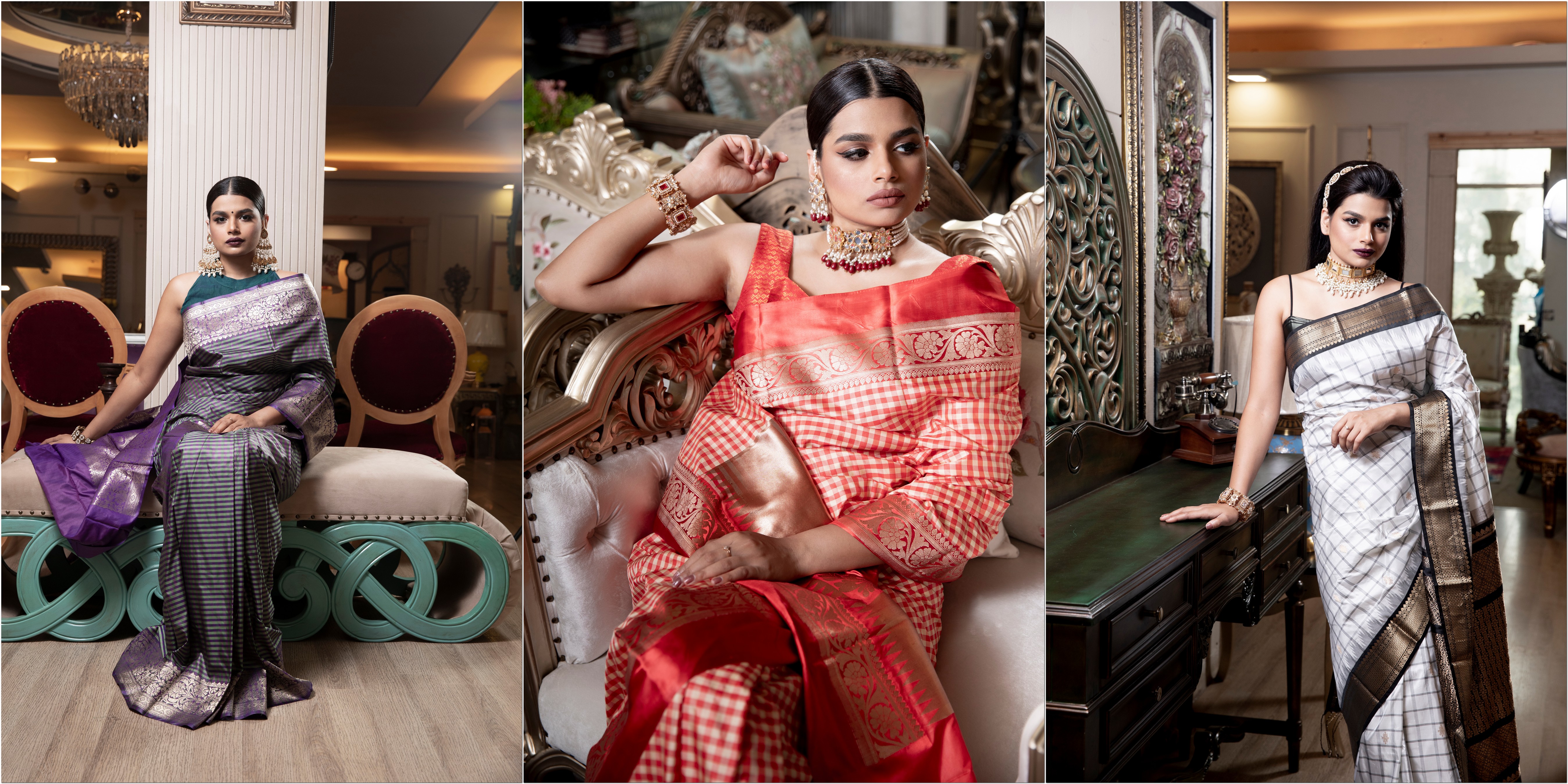 Embracing tradition: Katan saris for today's woman