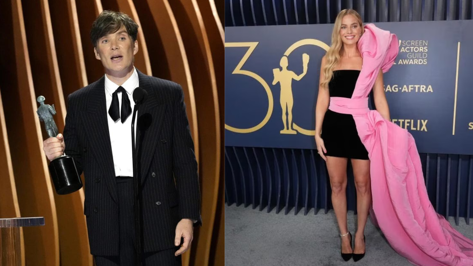 SAG Awards 2024: Oppenheimer sweeps big trophies, Barbie snubbed again
