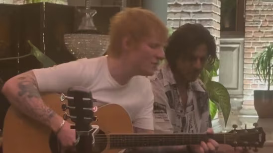 Ed Sheeran holds private concert for Shah Rukh Khan  