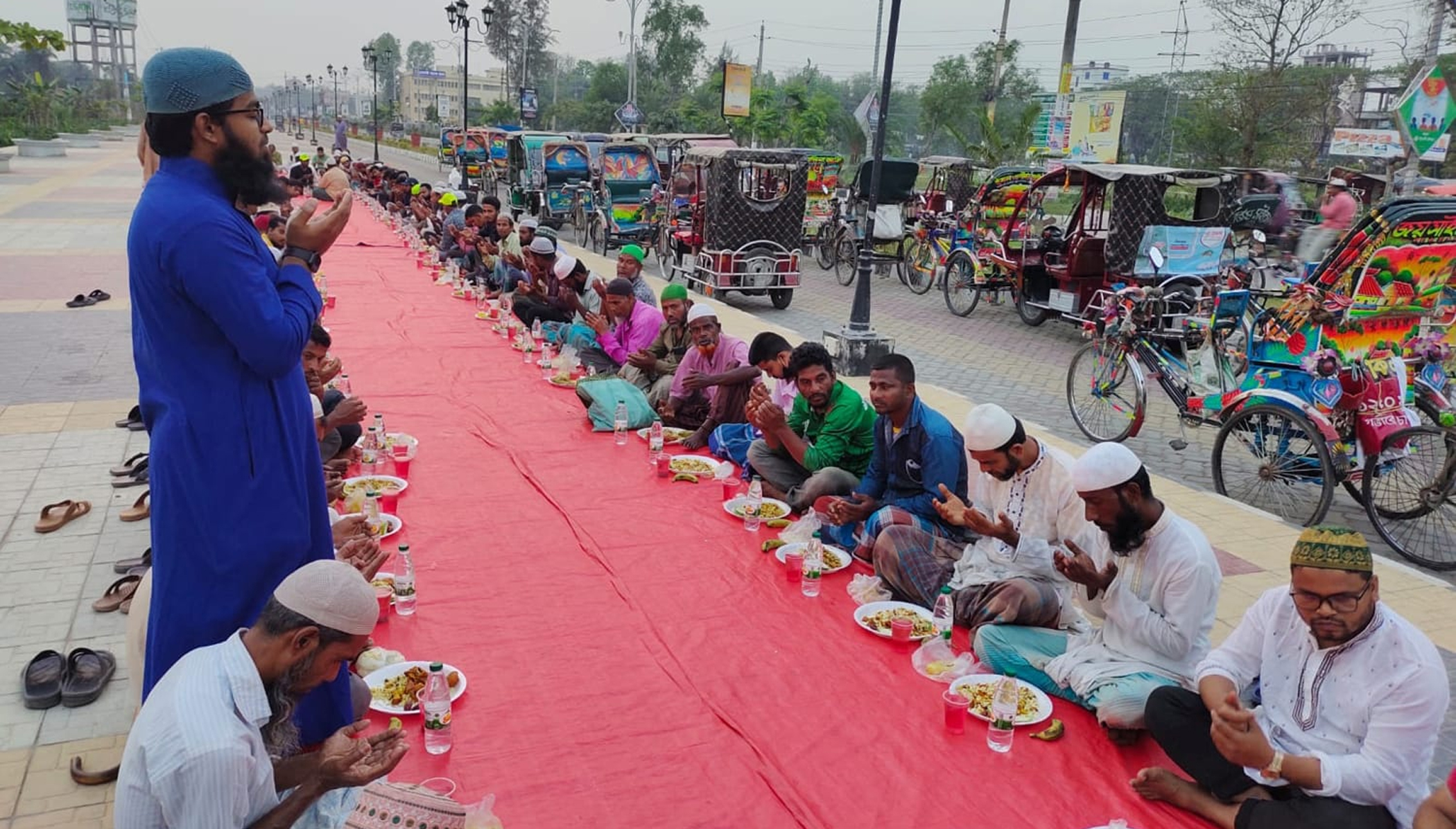 Sharing iftar, sharing smiles
