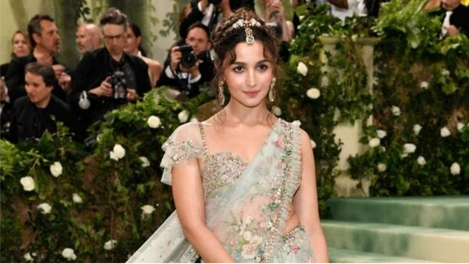 Alia Bhatt's desi look shines at Met Gala, netizens call her 'best dressed’