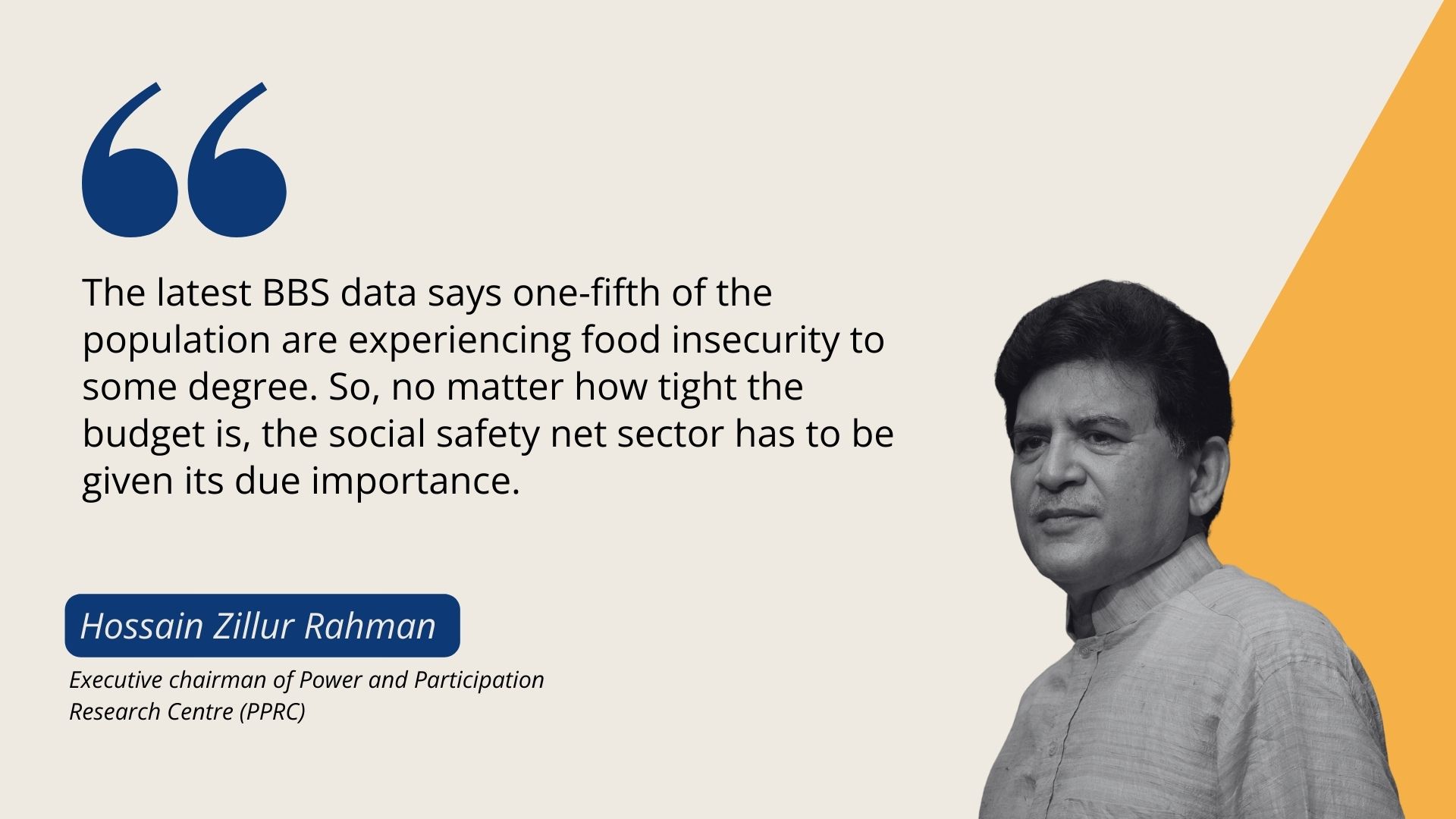 Don’t shrink social safety net even during austerity