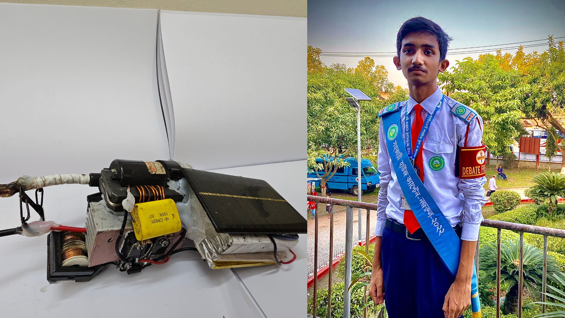 Bangladeshi student creates water purifier from e-waste