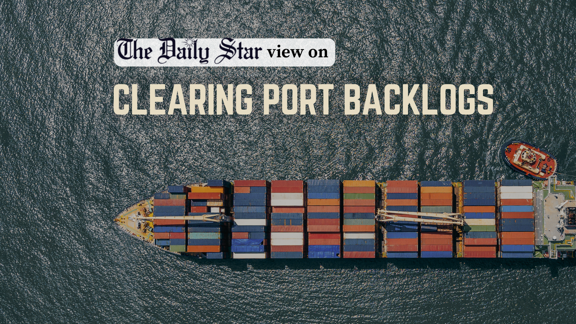 Take steps to clear port backlogs