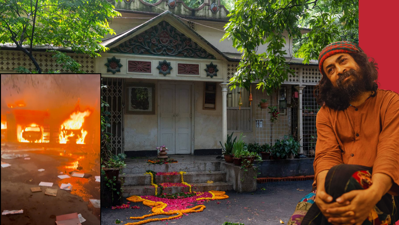 Rahul Ananda’s home, a once vibrant cultural hub, looted and burnt