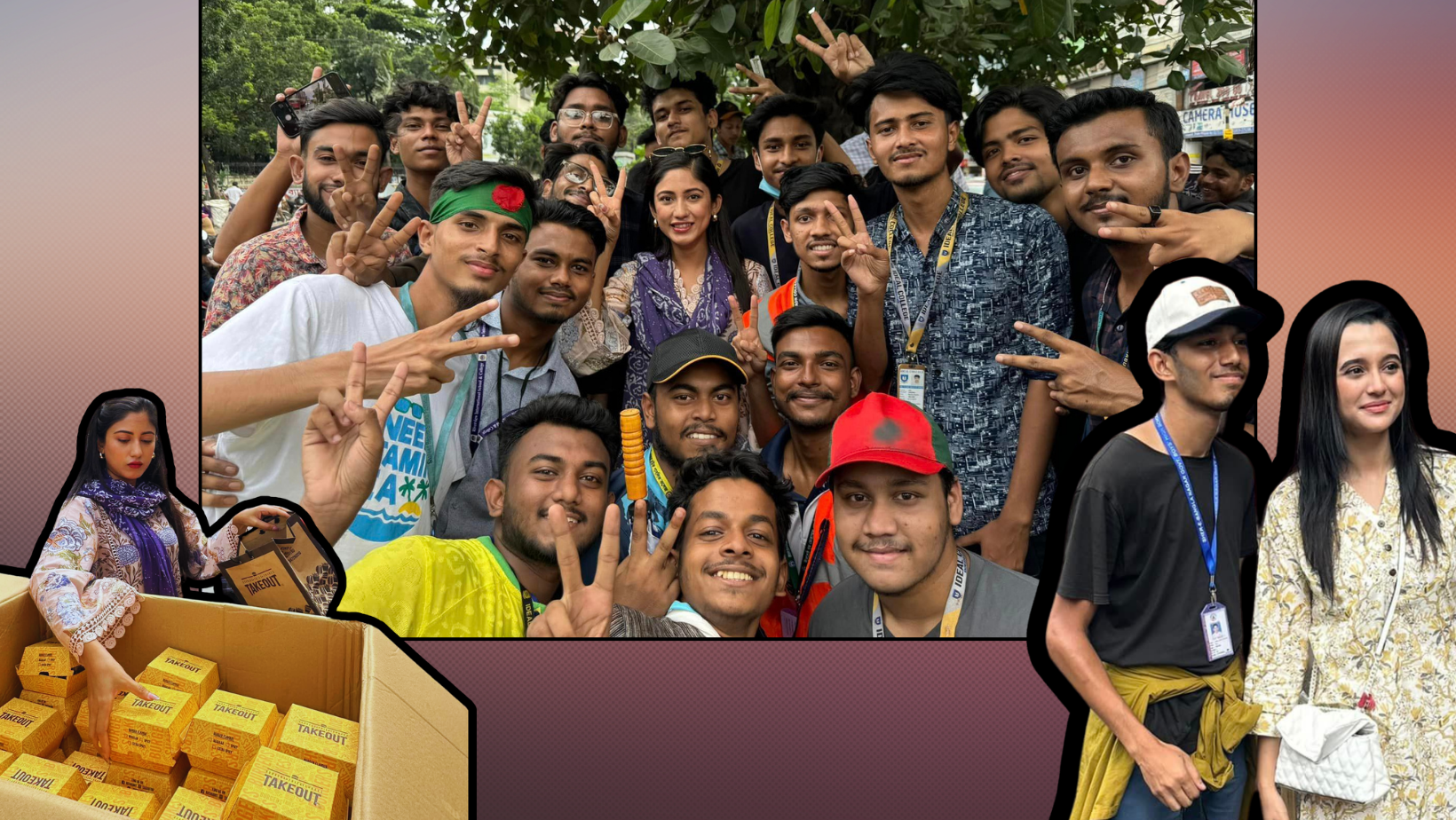 Celebrities join hands with students to rebuild Bangladesh