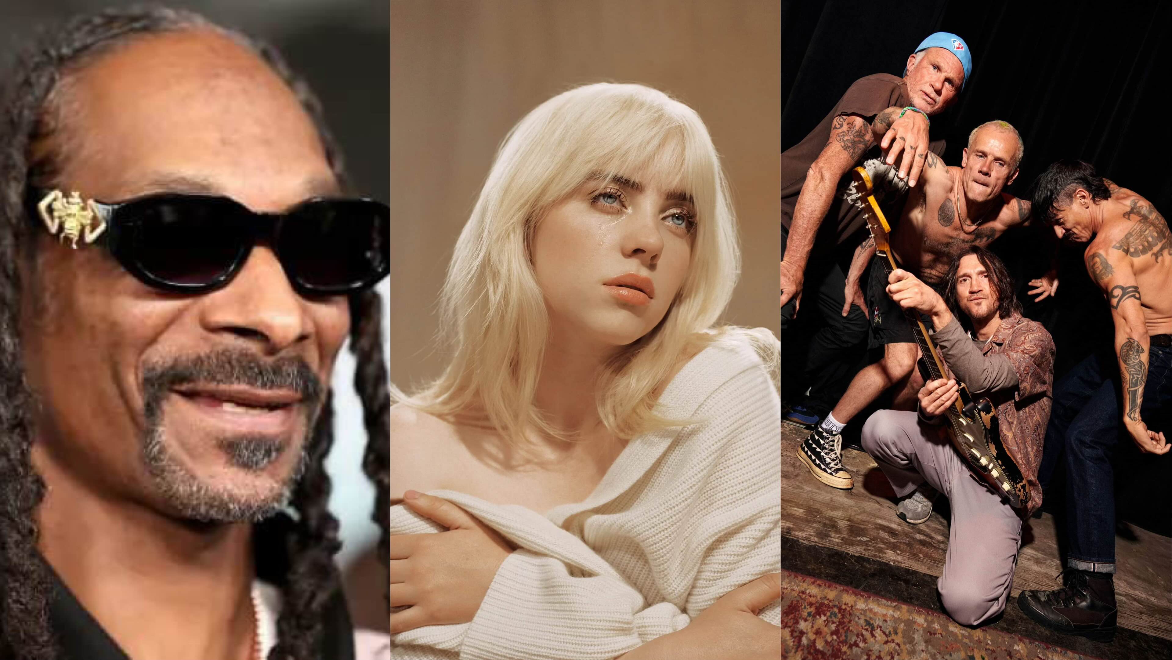 Billie Eilish, Snoop Dogg, and Red Hot Chili Peppers to cap off Olympics