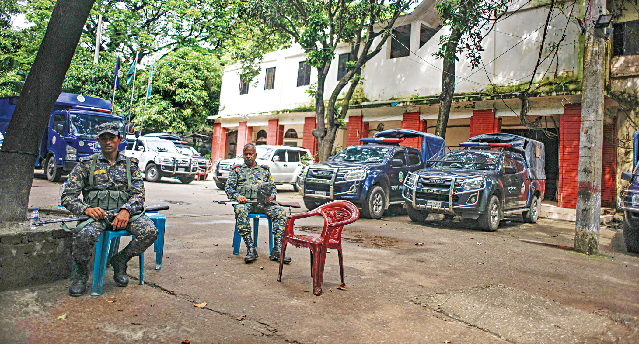 Police not on the ground