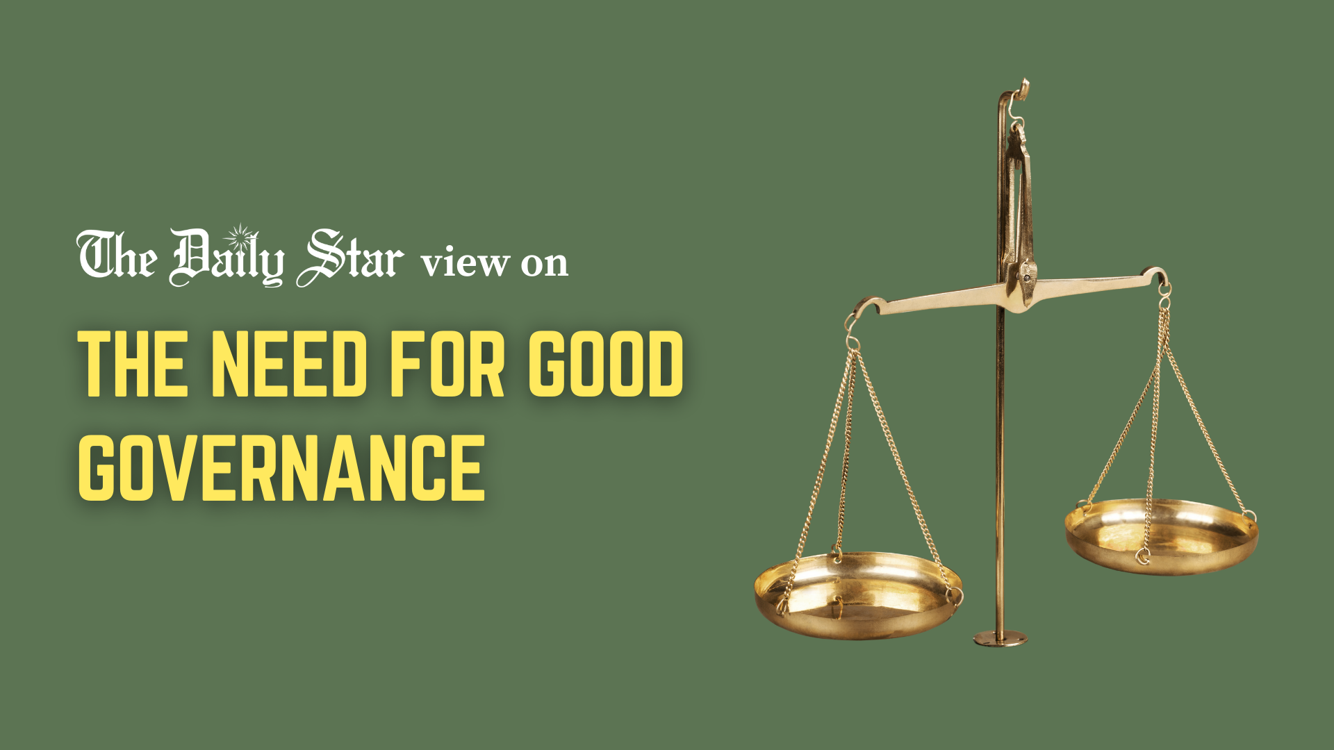 Public institutions must perform better