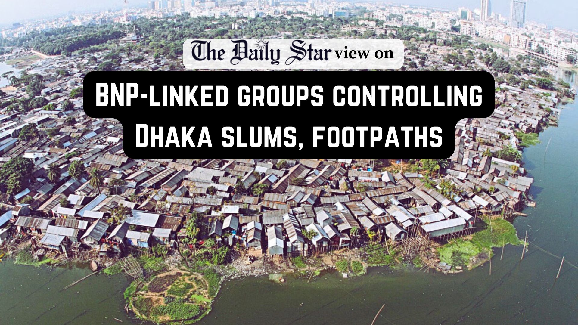 Extortion at slums, footpaths must stop