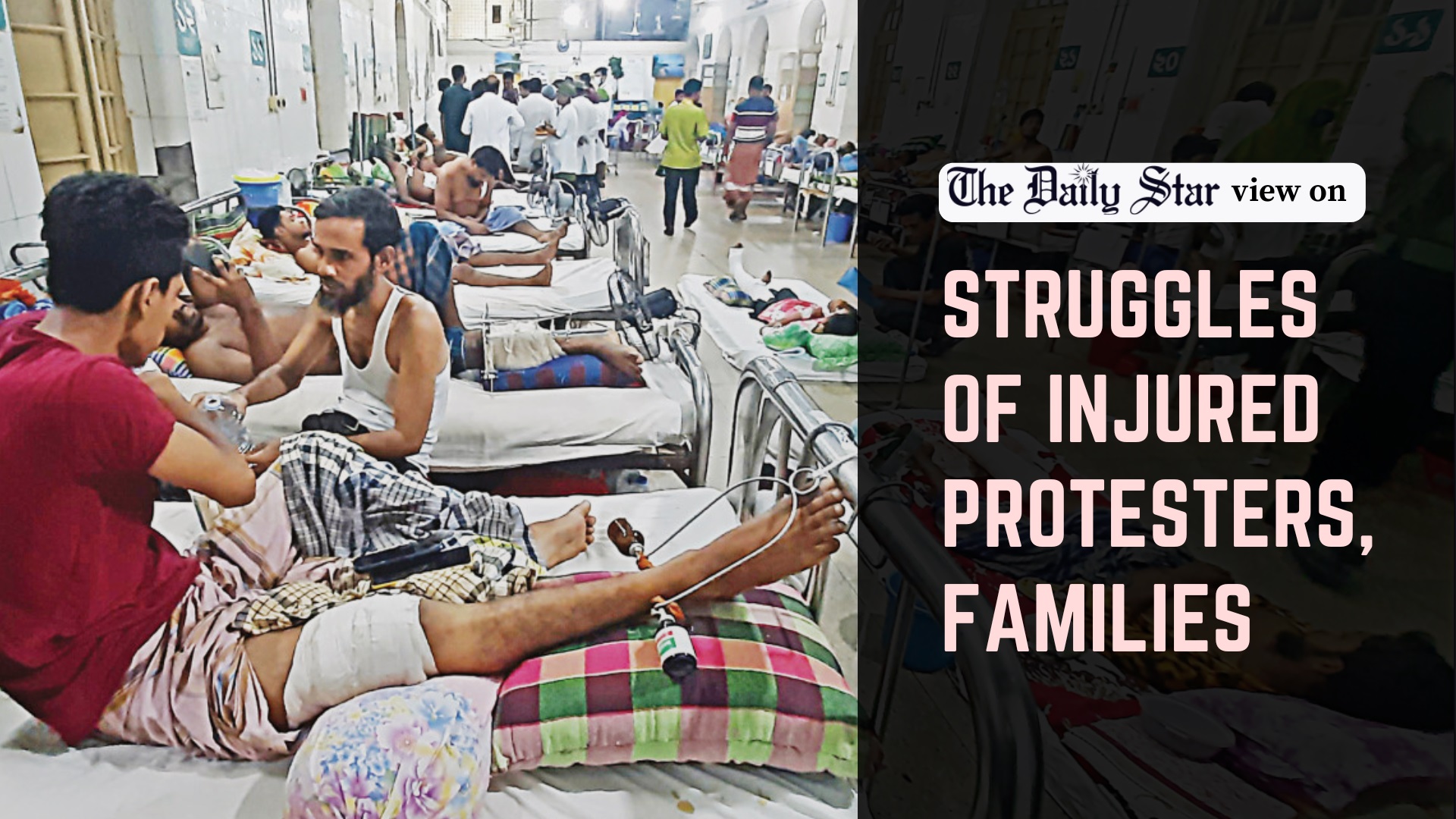 Injured protesters need better help