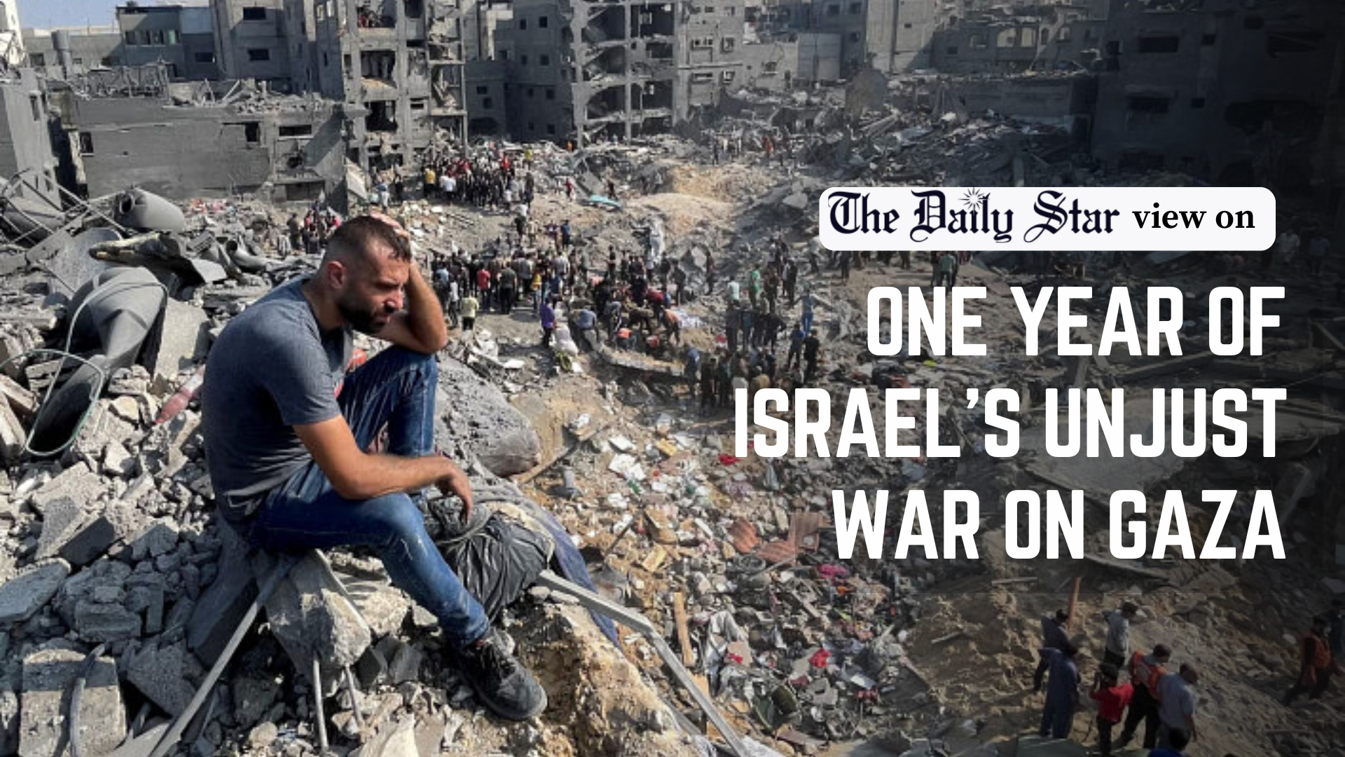 The world must do more to stop Israel