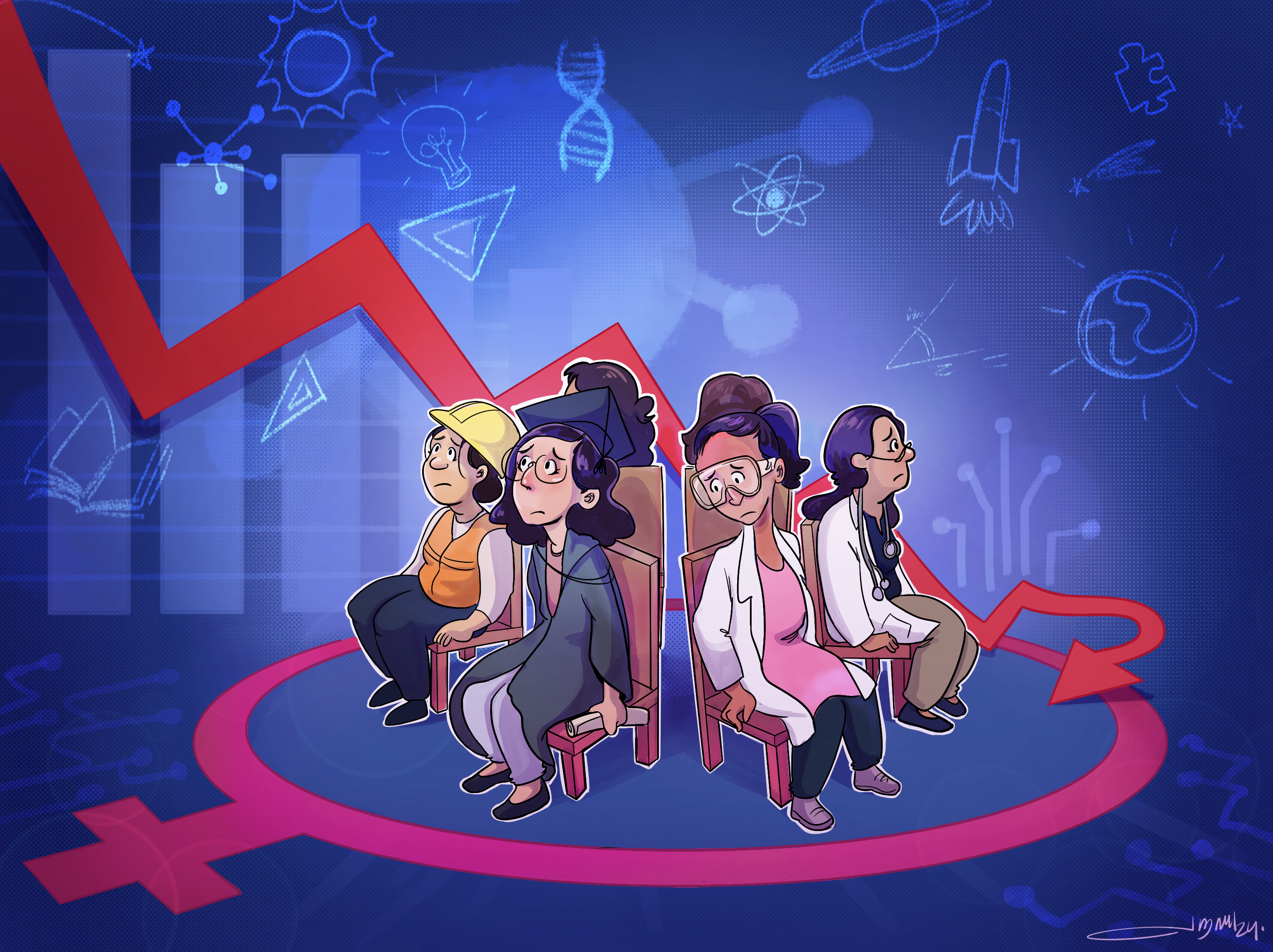 Addressing the career struggles for women in STEM